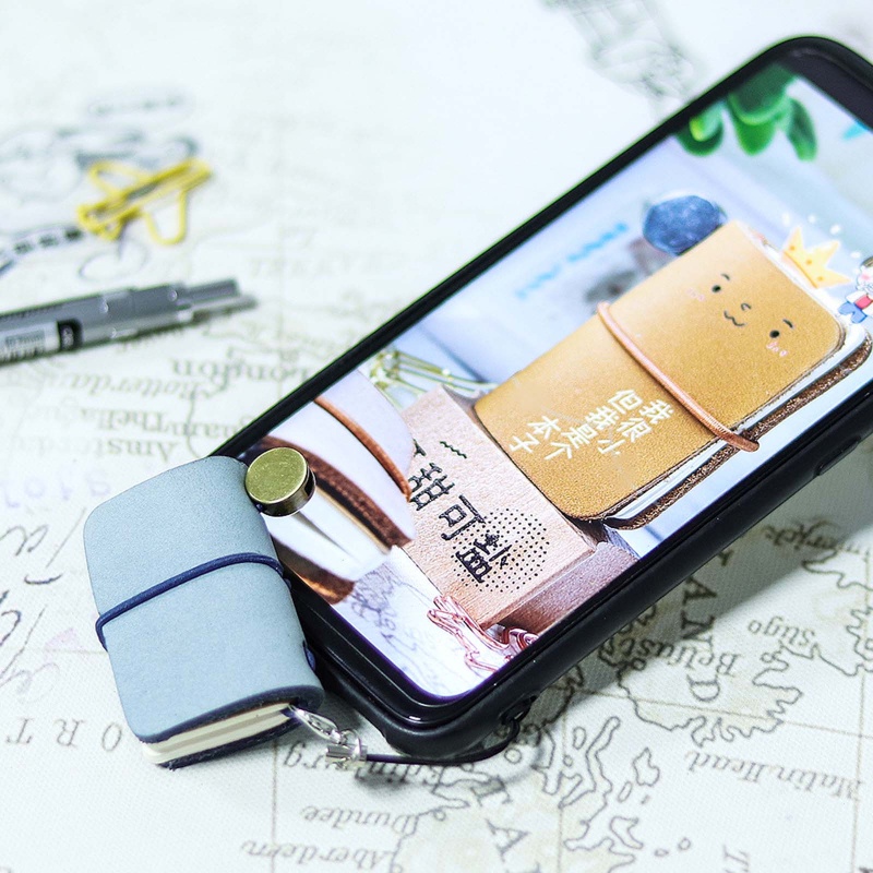 Seng Sổ Ghi Chú Bỏ Túi Bằng Da Dày Dặn Không Viền Dùng Hàng Ngày