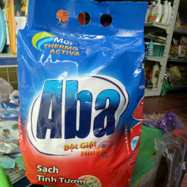 Giá sỉ bằng lẻ một gói bột giặt nhiệt Aba 3kg