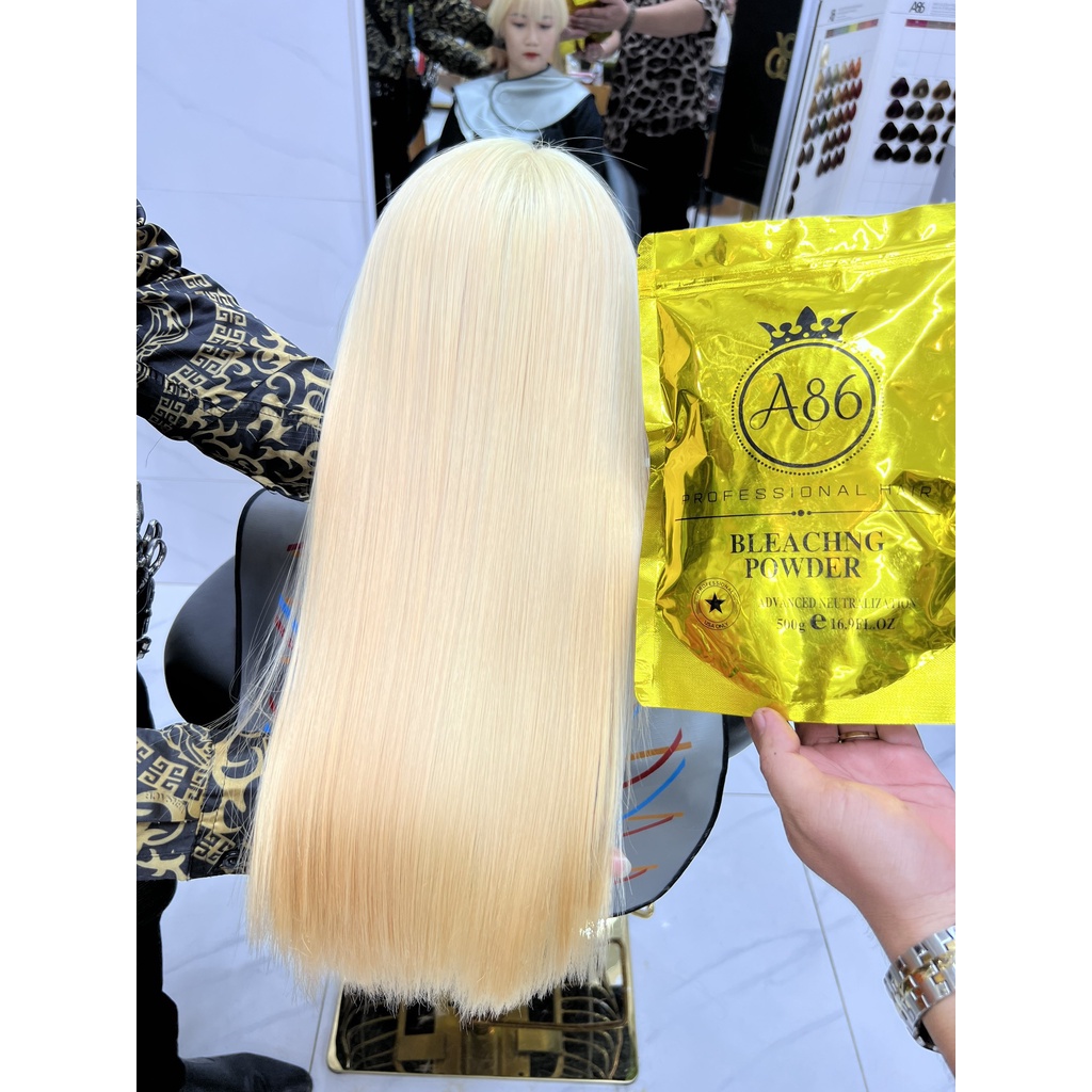 Bột tẩy tóc A86 hữu cơ hạn chế khô rát da đầu túi 500gr