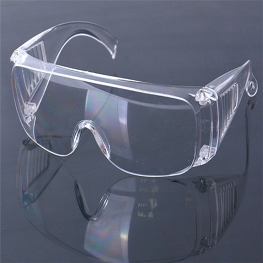 Kính bảo hộ trong suốt 4 chiều, kính mắt không góc chết bảo vệ toàn diện chống bụi, gió, vi khuẩn... mẫu mới chất lượng