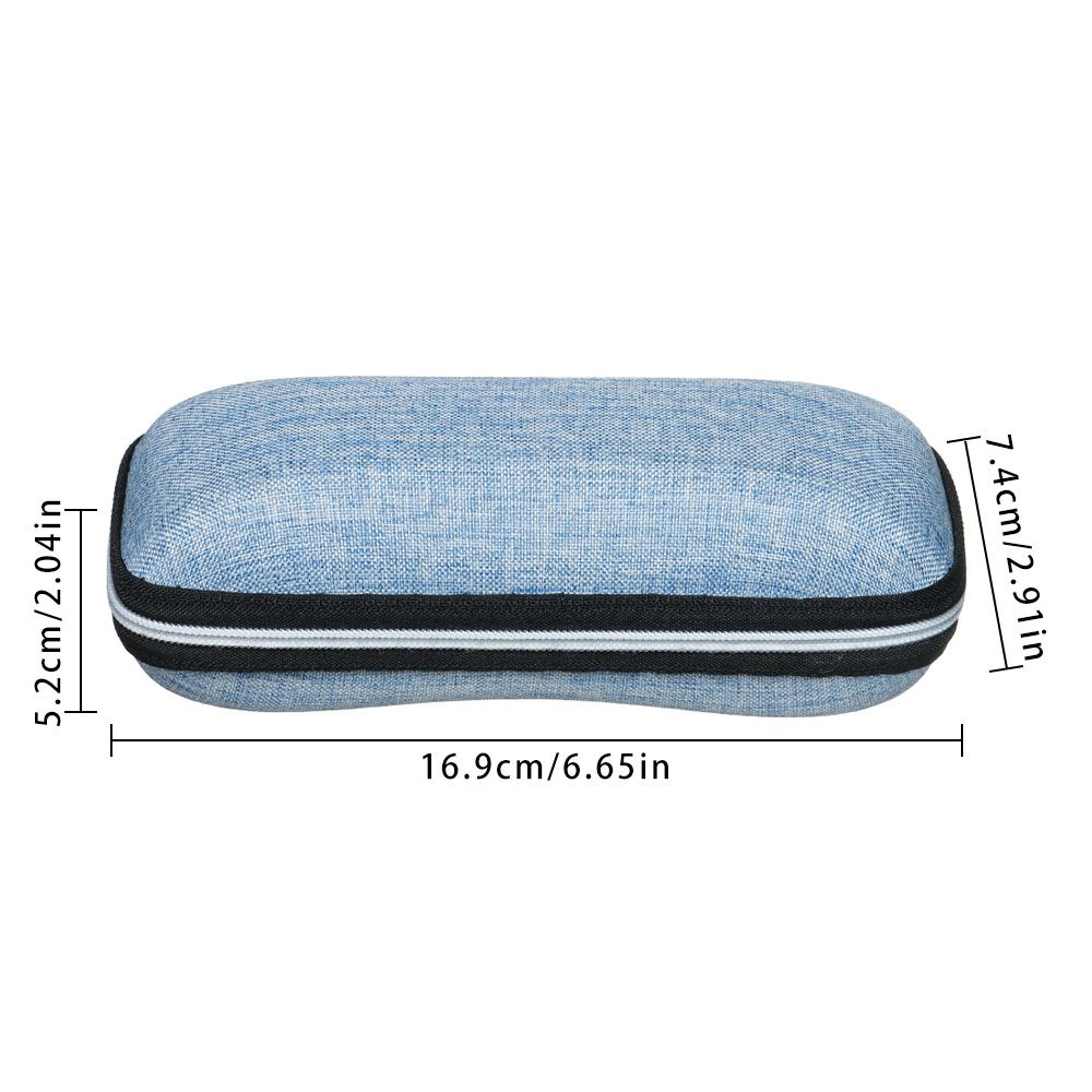 Hộp đựng mắt kính khóa kéo phong cách vintage thời trang cho nam nữ