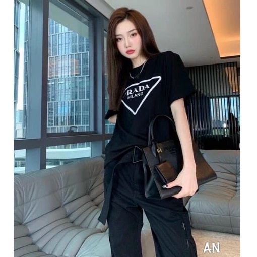 Áo phông dấu quần chữ P ra da - hàng Quảng Châu