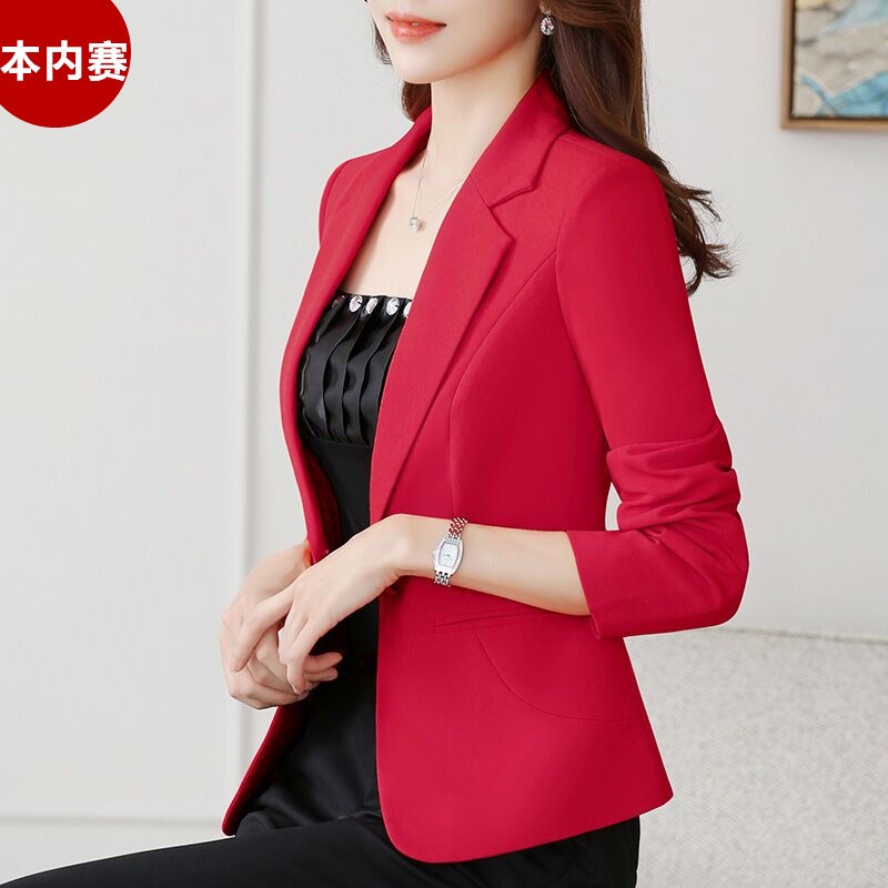 Áo Khoác Vest Dáng Ôm Phong Cách Hàn Quốc Thời Trang Cho Nữ