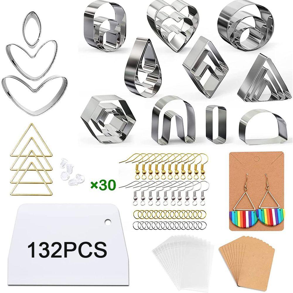 Set 132 Khuôn Cắt Đất Sét Polymer Bằng Nhựa Tiện Dụng