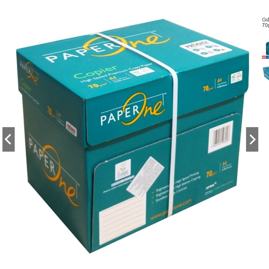 Giấy A4 Paper One định lượng 70gsm