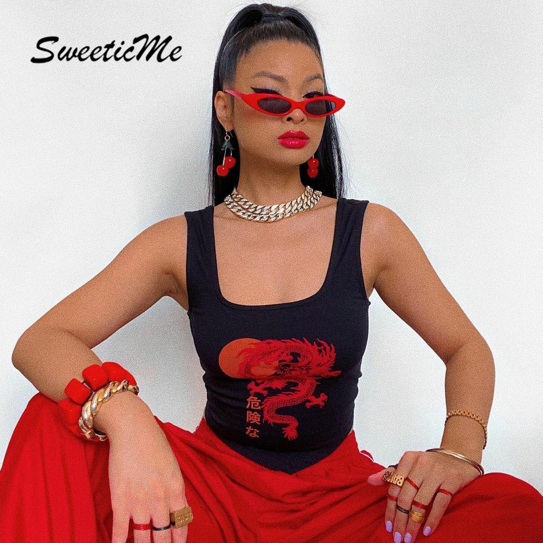 Áo Ba Lỗ Cổ Chữ V In Họa Tiết Gợi Cảm Cho Nữ 2021 | BigBuy360 - bigbuy360.vn