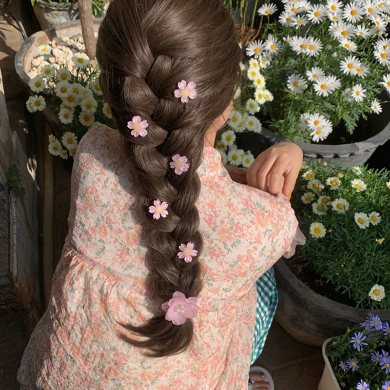 Set 5 Kẹp Tóc Hình Hoa Anh Đào Thời Trang Cho Nữ