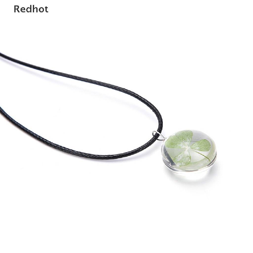 Vòng cổ Mặt Cỏ Bốn Lá Màu Xanh Lá Mới