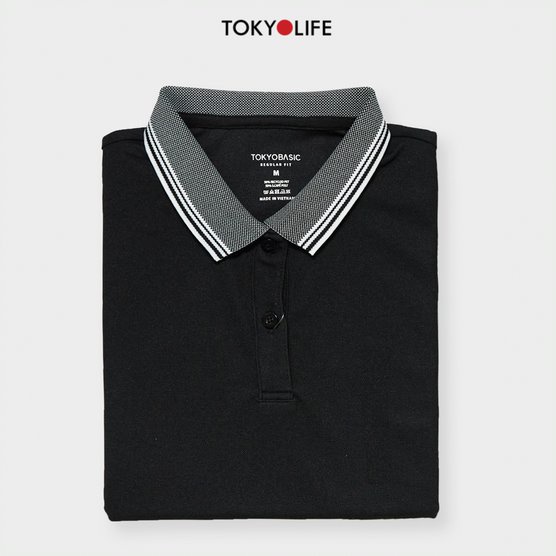 Áo Polo Nữ TOKYOLIFE phông cộc tay, vải cotton thoáng mát I9POL004K