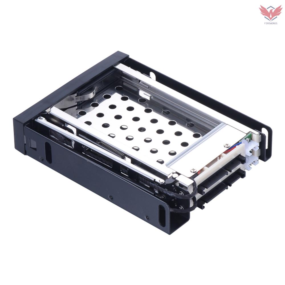 Dual Bay 2.5" Inch SATA III Hard Drive HDD & SSD Tray Caddy Internal Mobile Rack Enclosure Docking Station Hot Swap