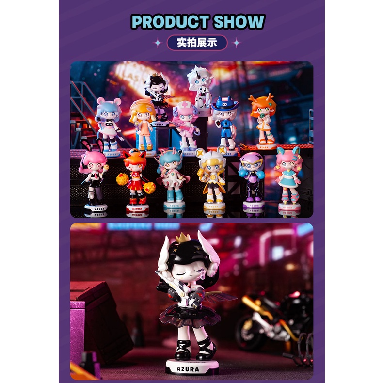 Popmart POPMART AZURA Thi Đấu Động Vật Phong Cách Cơ Bản