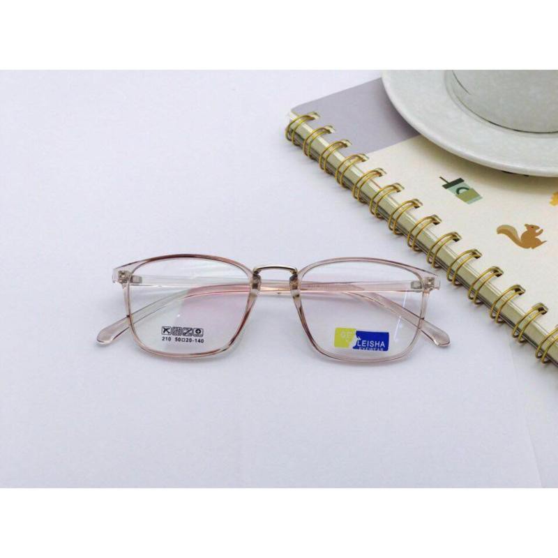 Gọng kính nhựa dẻo nữ tính gọng vuông hot trend màu hồng Tr 210 | BigBuy360 - bigbuy360.vn