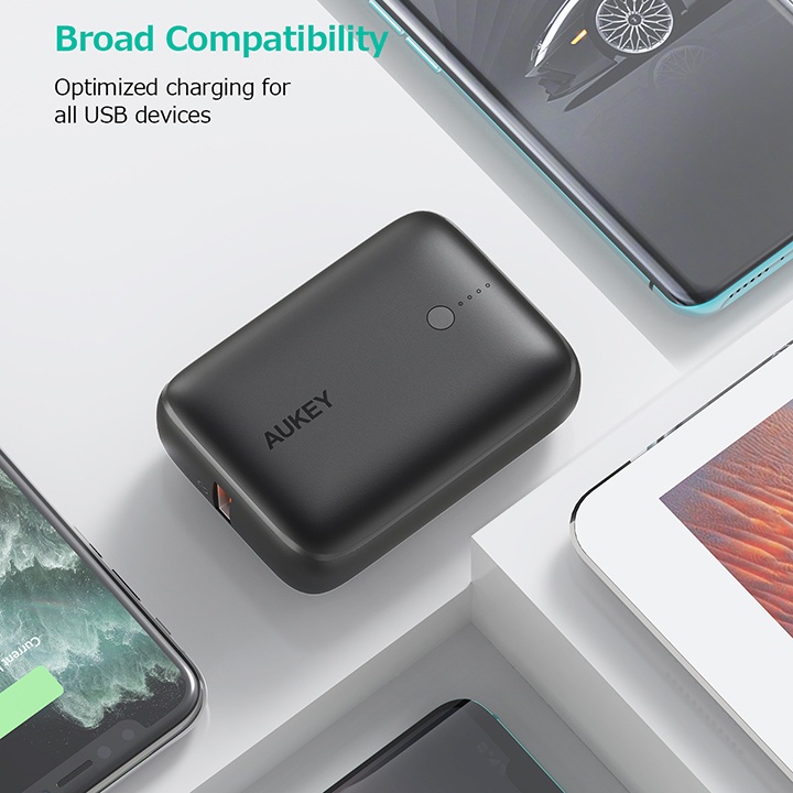 [New 100%] Pin sạc dự phòng Aukey PB-N83S 10.000mAh 22.5W Type-C - Bảo hành 18 tháng