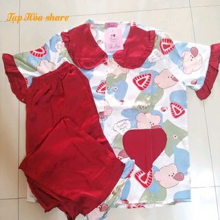 ❤ đồ bộ mặc nhà lụa satin cao cấp