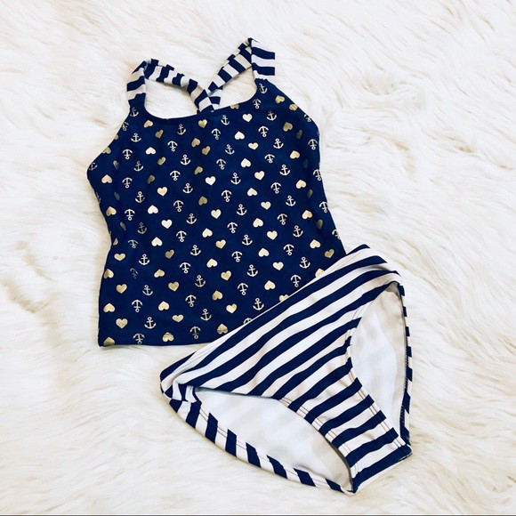 Đồ bơi bé gái (4 tuổi - 14T) dòng Tankini. Hàng xuất xịn của Cat and Jack, vải chống tia UV lun ah, và đang onweb ah.C