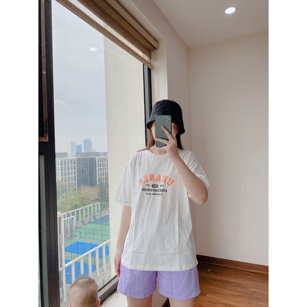 Áo Thun 3158 Uraner PEONYB Nữ [FREESHIP]  Phông form rộng tay lỡ dáng suông phong cách vintage hàn quốc Ulzzang