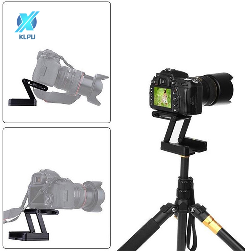 COD# Camera Pan Tilt Head Aluminum Alloy Z Type Foldable Quick Release Plate Stand Holder Slider Tripod For Canon Nikon Sony #VN