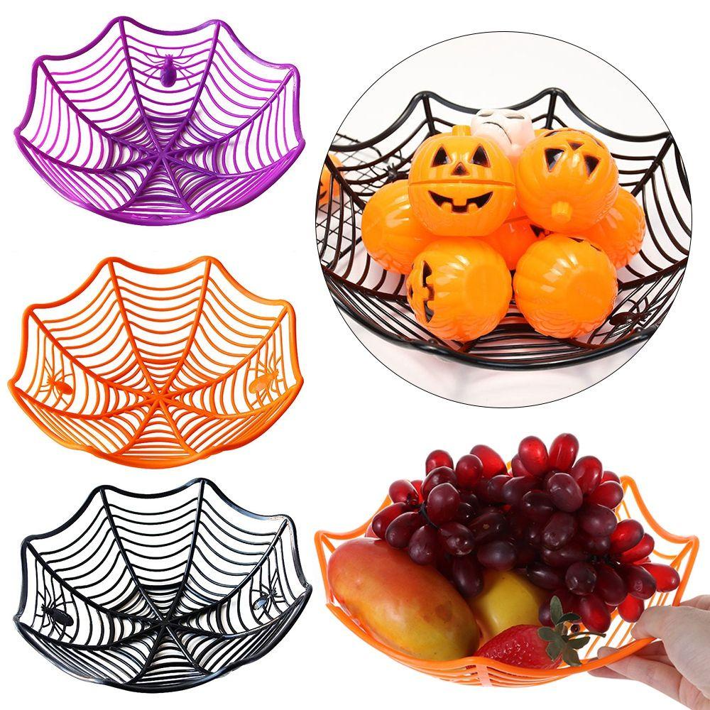 YIYU Tô Đựng Trái Cây Hình Nhện Độc Đáo Trang Trí Tiệc