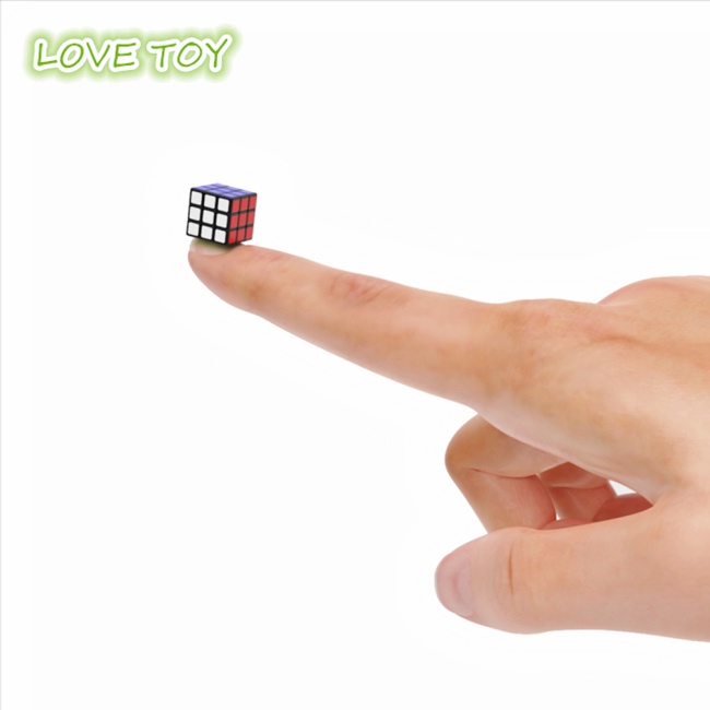 Khối Rubik 3X3 Mini 1cm Nhiều Màu Sắc Dễ Thương