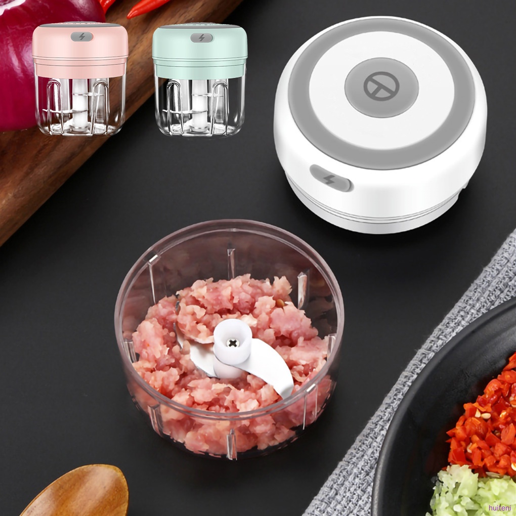 Dụng Cụ Cắt Nghiền Tỏi Bằng Điện Tiện Lợi