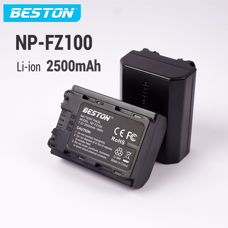 Pin Máy Ảnh SONY NP-FZ100 Beston 2500mAh dùng cho máy ảnh Sony a7m4 a7m3 A7c A7R3 A7R4 A7R4 7RM3 A9M2 A7S3 a6600