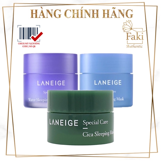 Mặt nạ ngủ cấp nước, dưỡng ẩm Laneign Mini