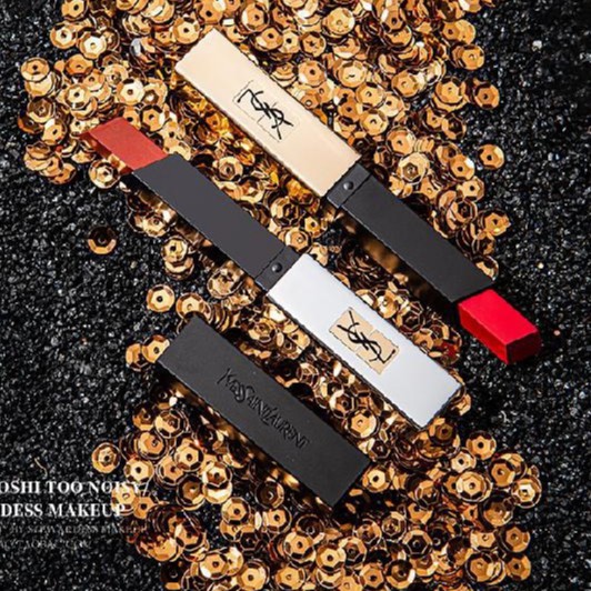 [Bill+ Màu Hot]?? Son YSL Rouge Pur Couture The Slim Chính Hãng