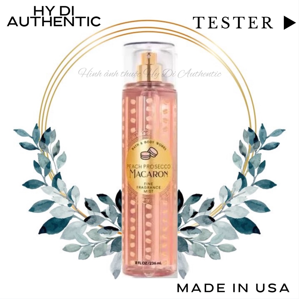 PEACH PROSECCO MACARON - XỊT THƠM DƯỠNG THỂ BATH & BODY WORKS USA