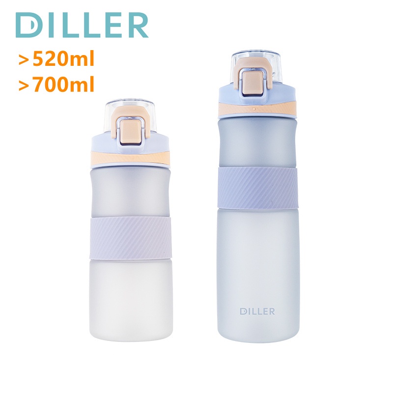 Bình đựng nước Diller D51/D52 có quai đeo thiết kế tiện dụng 520ml / 700ml