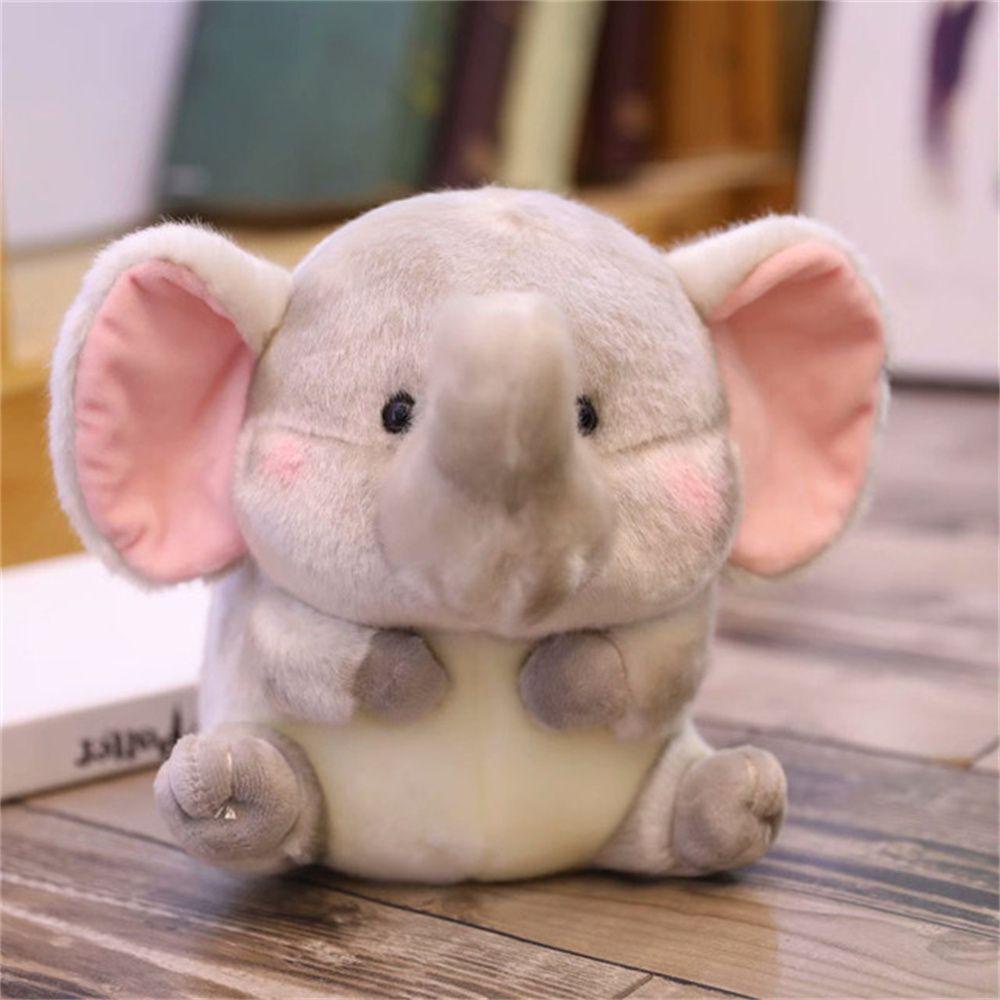 LILYES Thú Nhồi Bông Hình Chim Cú / Bò Sữa Tròn Mềm Mại Dễ Thương Cho Bé
