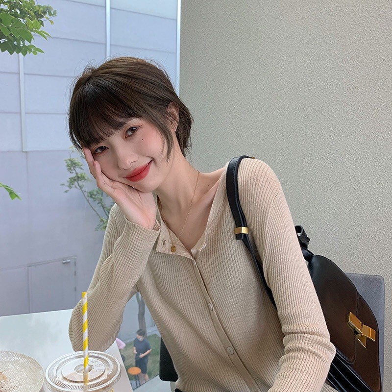 ÁO KHOÁC LEN TĂM CARDIGAN STYLE KOREAN | BigBuy360 - bigbuy360.vn