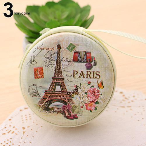 Túi đựng chìa khóa , tai nghe hình tròn hoạt hình dễ thương