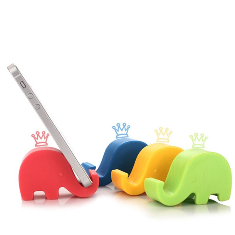 Giá đỡ điện thoại hình con voi nhiều màu