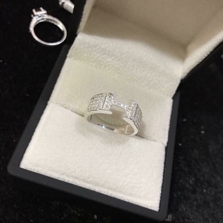 NHẪN CHỮ H BẠC