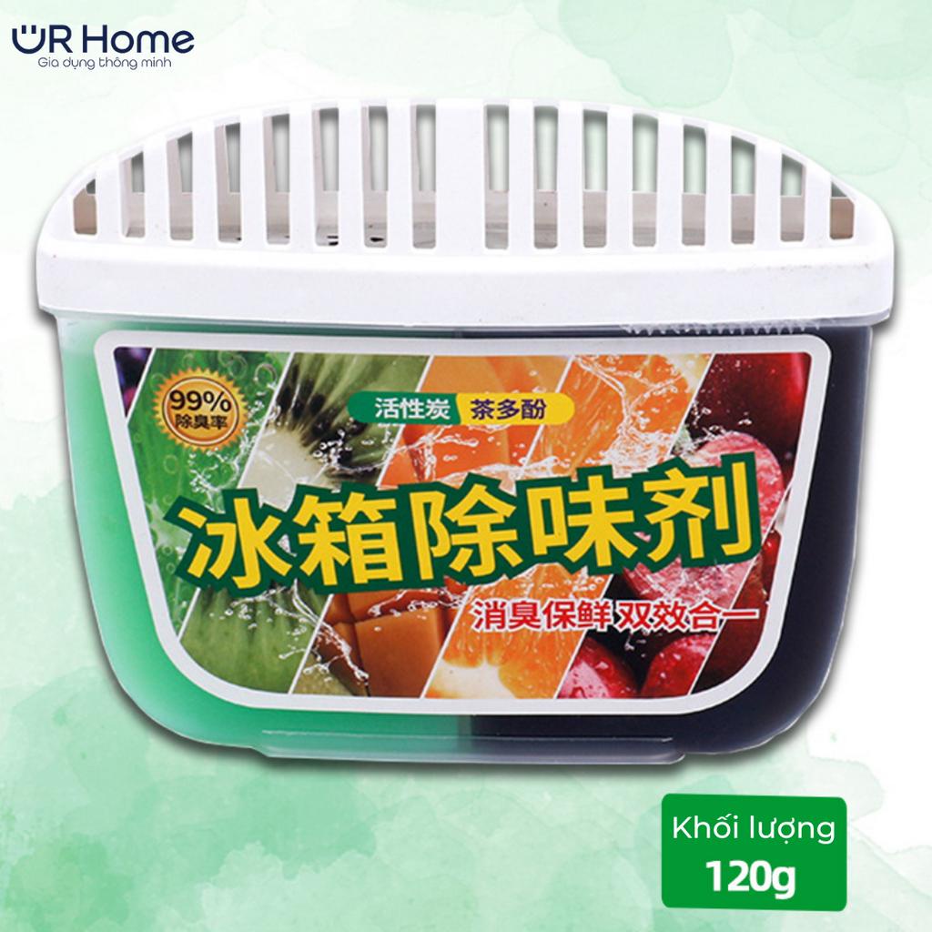Hộp Khử Mùi Tủ Lạnh Than Hoạt Tính Gáo Dừa, Trà Xanh Sử Dụng Thời Gian Dài