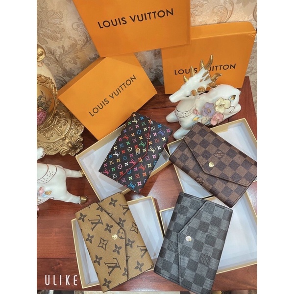 Ví cầm tay in hoạ tiết lv qc fullbox🚛Freeship🚛