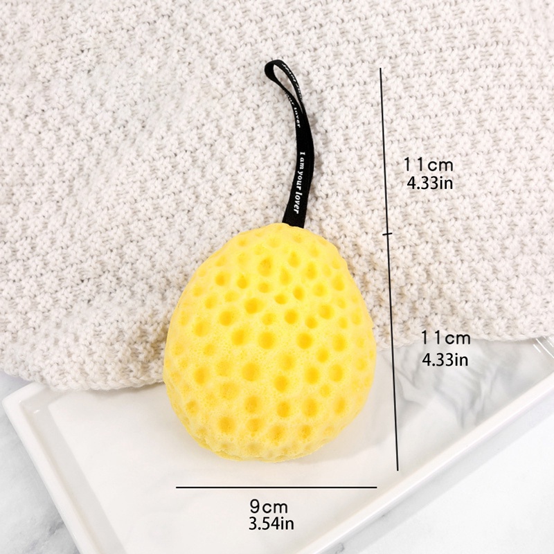 Bông Tắm Bọt Biển Siêu Mềm Hình Tổ Ong Chuyên Dụng Cho Tẩy Tế Bào Chết