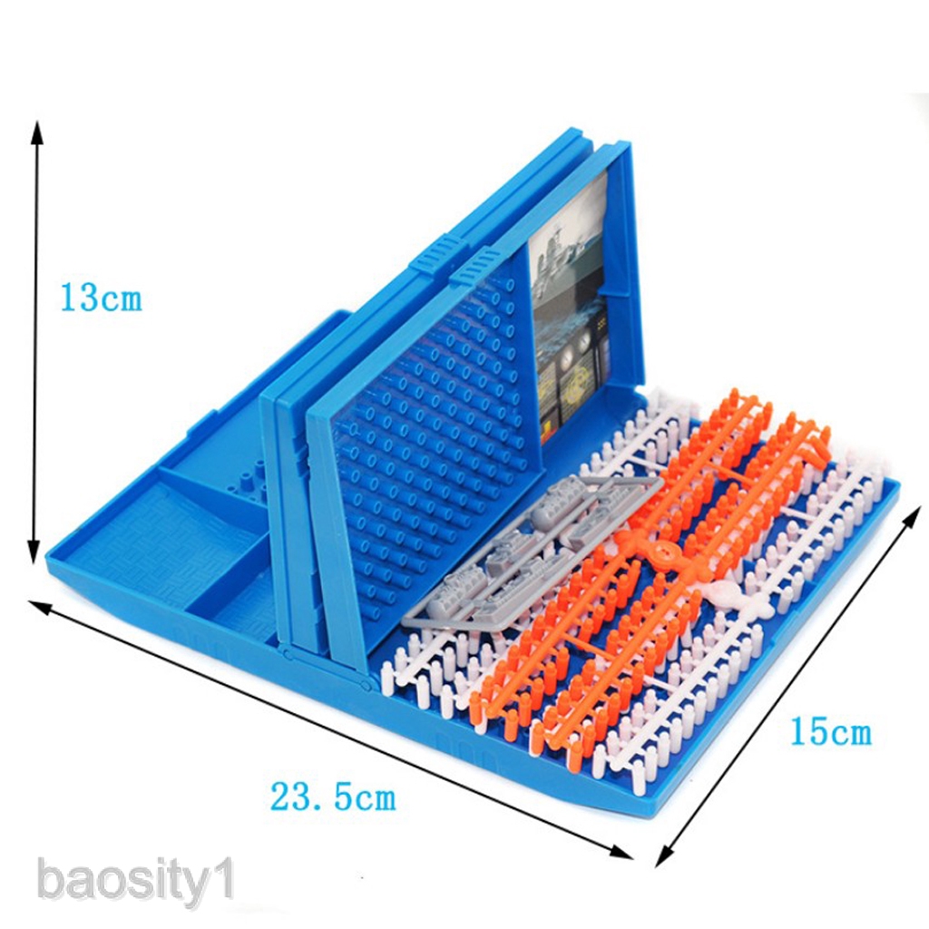 Sea Battle Naval Combat Board Game for 2 Players Family Party Playing