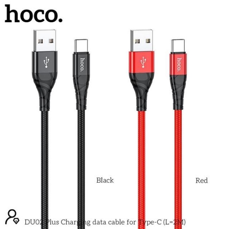 Cáp Sạc 1M/2M Chính Hãng Hoco DU02 Dành Cho Các Dòng Máy SamSung/OPPO/IP Cáp Dây Dù Chống Rối Tốt