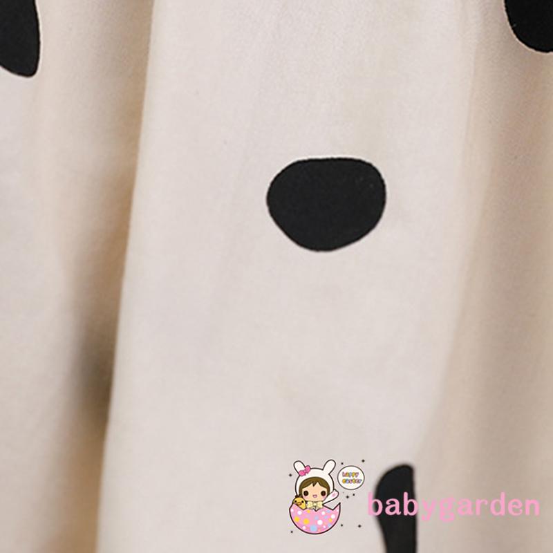 Đầm Chữ A Tay Phồng Cổ Vuông Màu Be Dành Cho Bé Gái Từ 6 Tháng Đến 5 Tuổi