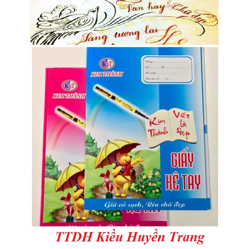 Bìa kê tay Kim Thành cho học sinh (Giấy kê tay)