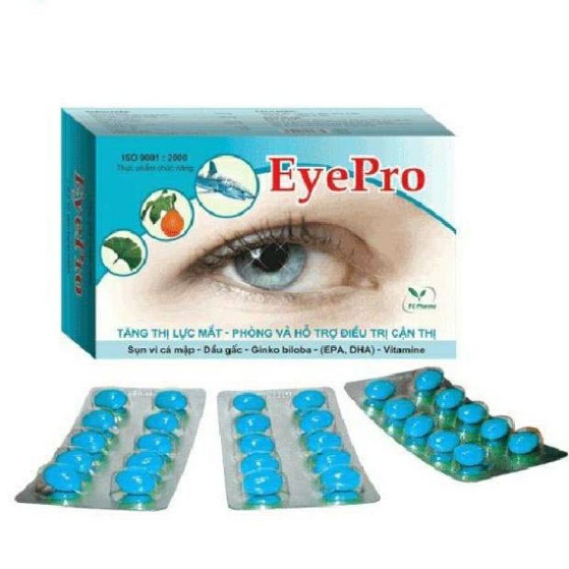 EyePro - Giúp bổ sung dưỡng chất và cải thiện thị lực cho mắt