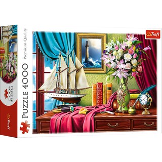 Tranh ghép hình 4000 mảnh " Explorers Office",Trefl