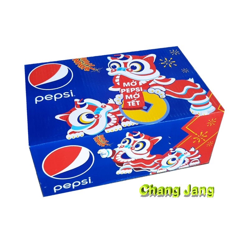 Nước ngọt Pepsi lon 330ml mẫu xuân 2022