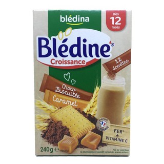 Bột lắc sữa Bledina Choco bích quy & Caramel 12 gói*20gr 12m+
