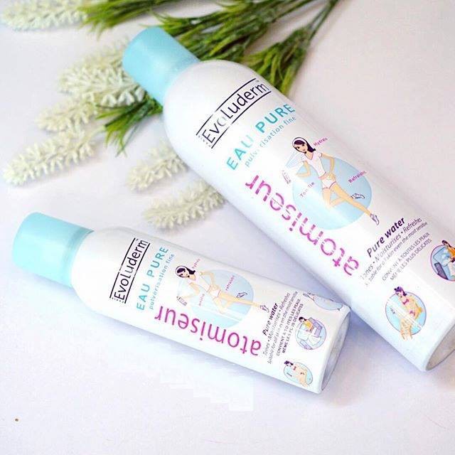 Xịt Khoáng Evoluderm Atomiseur Eau Pure Dưỡng Da, Cấp Ẩm 150ML &amp; 400ML