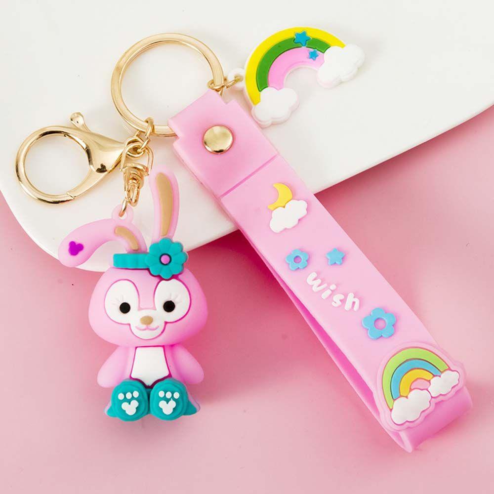 REBUY1 Móc Khóa Hình Động Vật Hoạt Hình Đáng Yêu