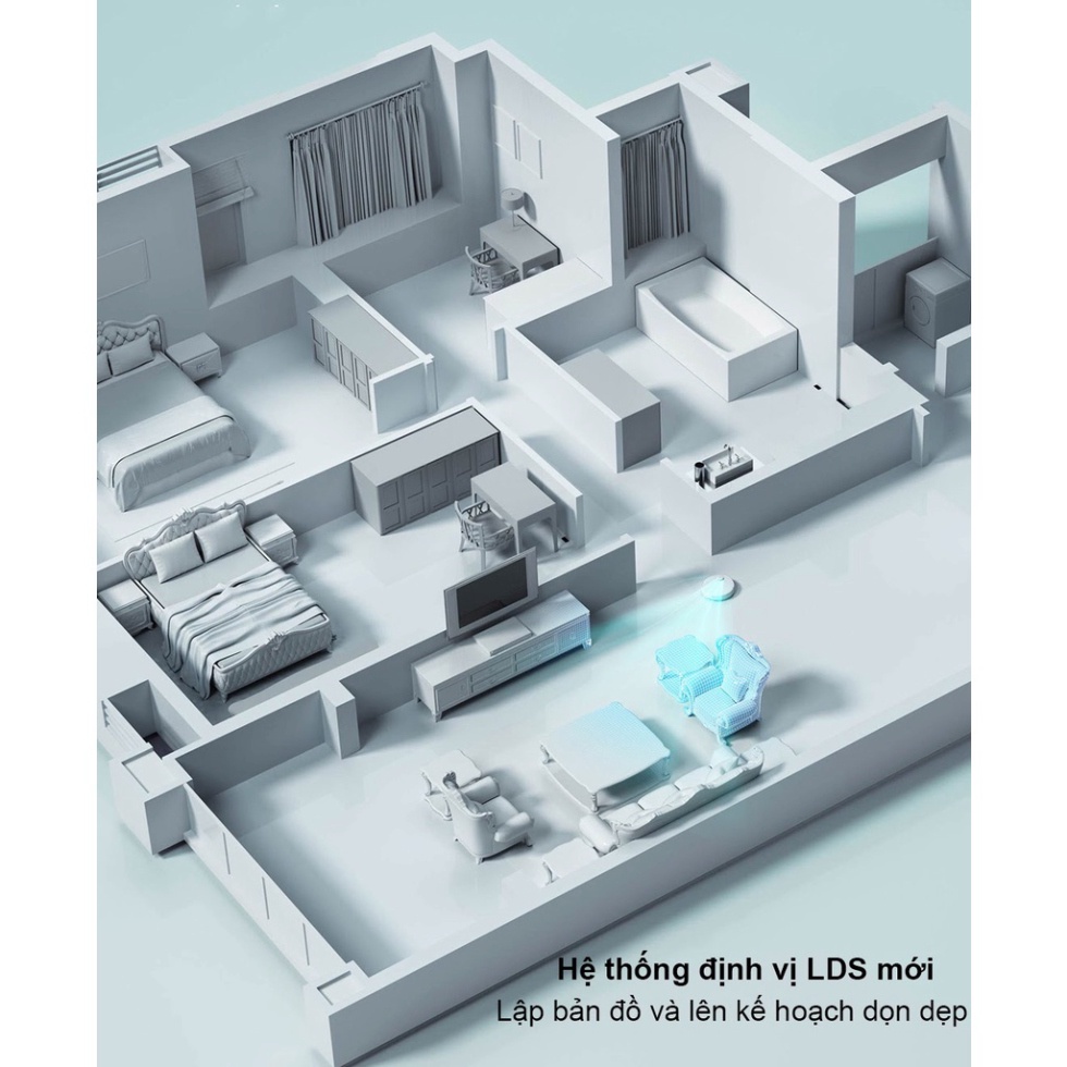 Xiaomi Mijia MJSTP – Robot hút bụi lau thông nhà minhTự Động Giặt khăn bông lau Mijia SC