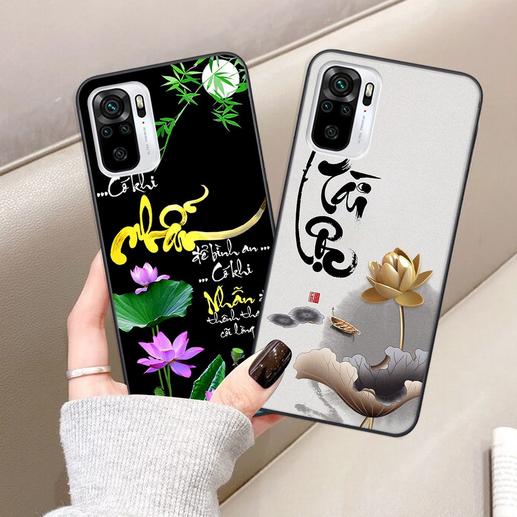 Ốp lưng Xiaomi REDMI NOTE 10 in hình chữ tài chữ lộc, Cha Mẹ, bình an SIÊU ĐẸP