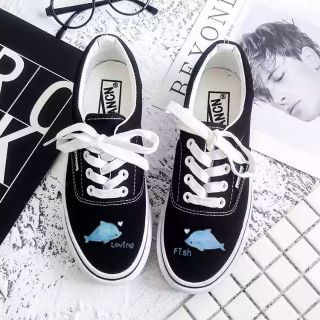 Giày van ulzzang hình cá🐳🐋